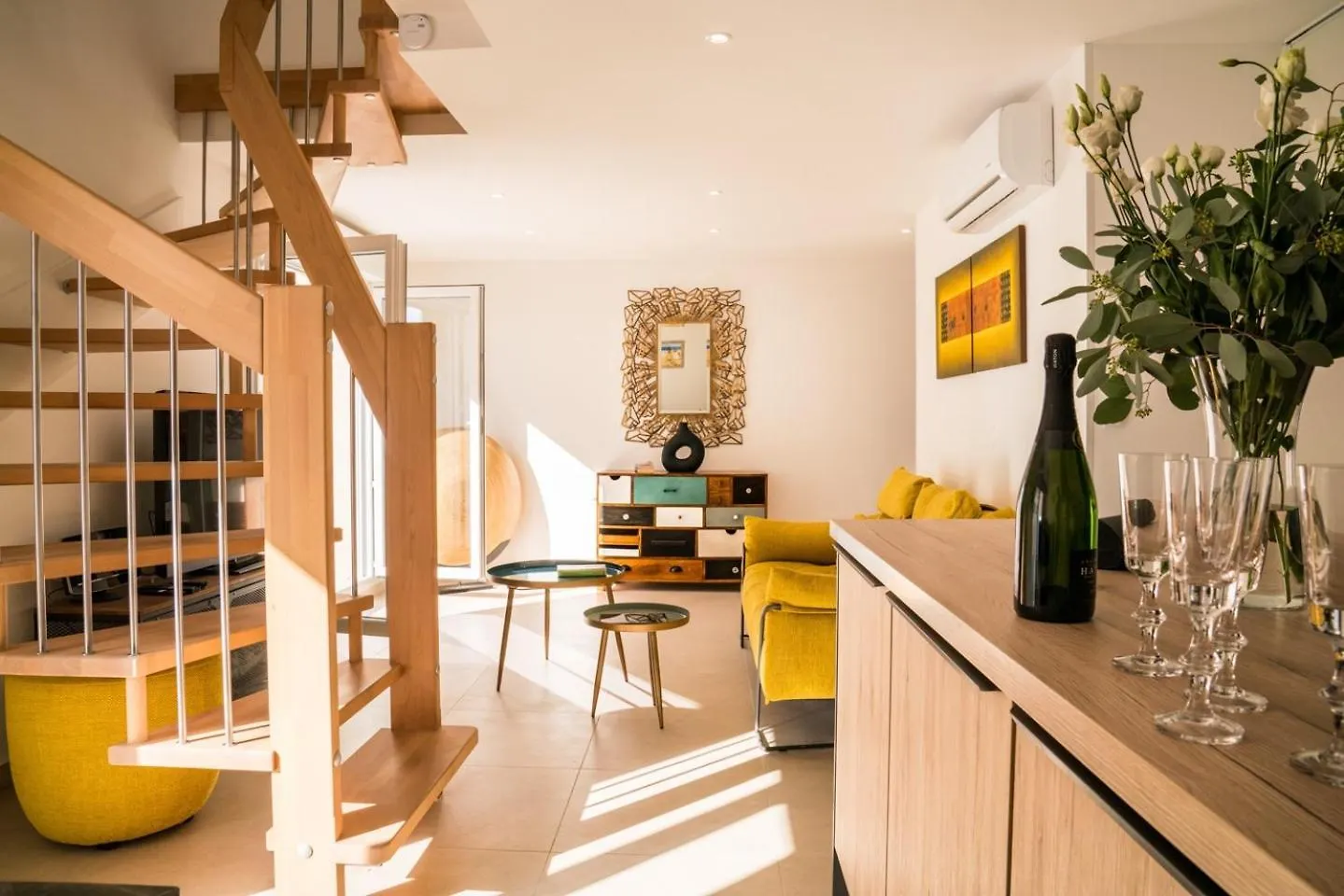 Les Voiles D Azur, Duplex Moderne Avec Vue Sur Le Port Et La Mer, A 2 Minutes Des Plages فالوريس فرنسا