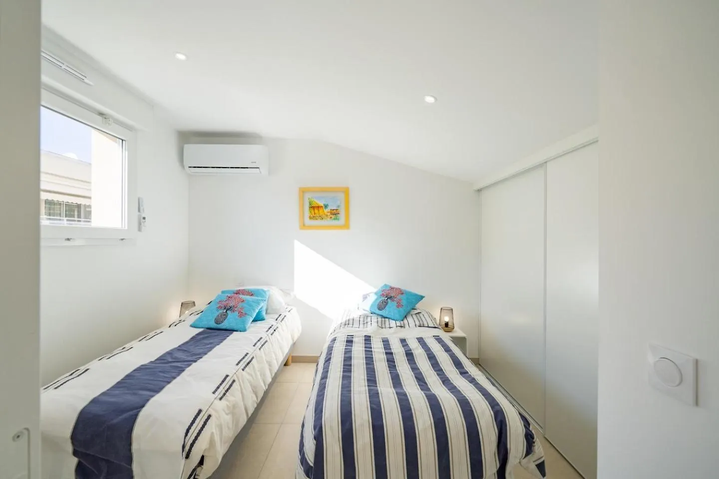 شقة Les Voiles D Azur, Duplex Moderne Avec Vue Sur Le Port Et La Mer, A 2 Minutes Des Plages فالوريس